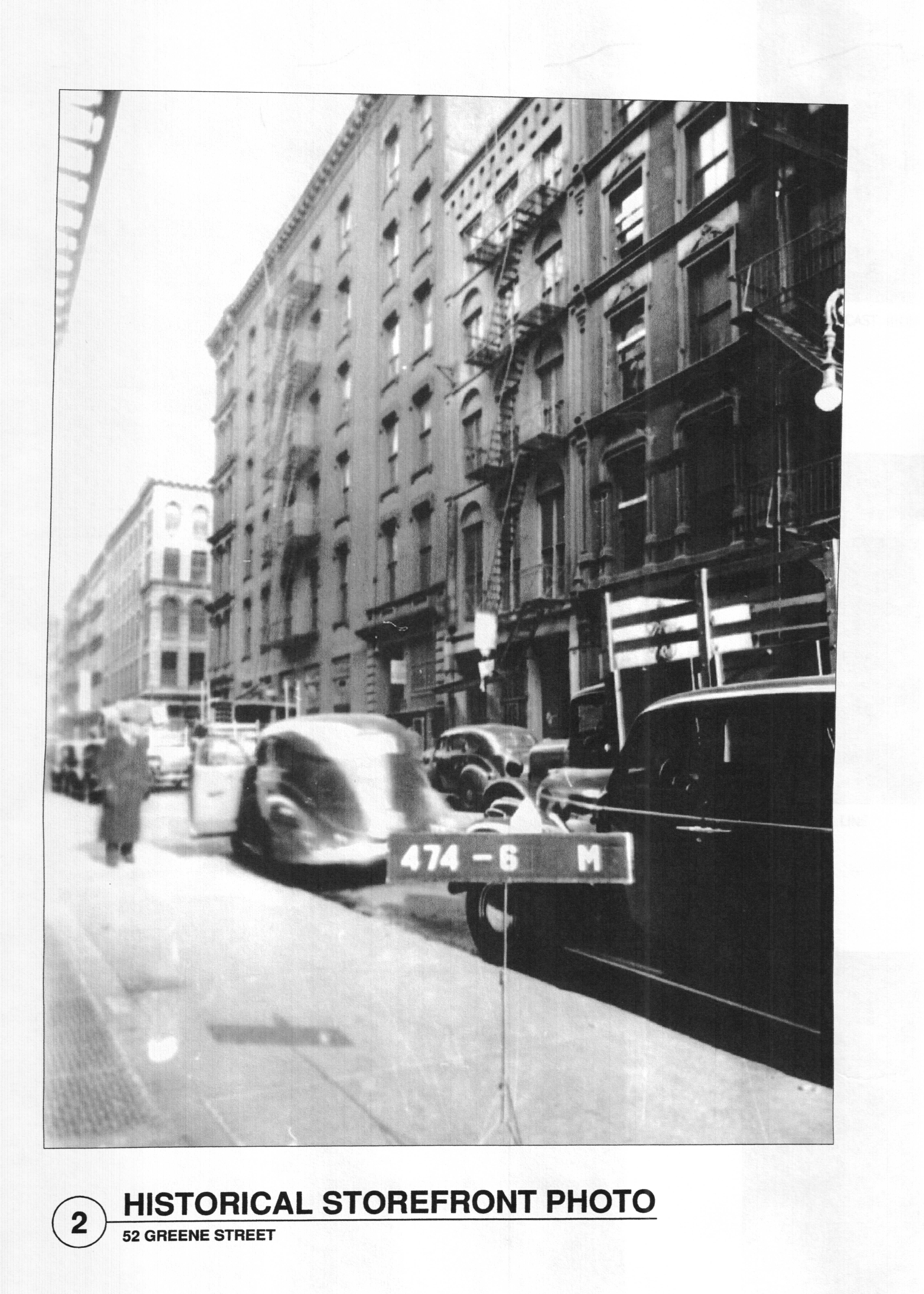 1940s storefront of 52 Greene Street